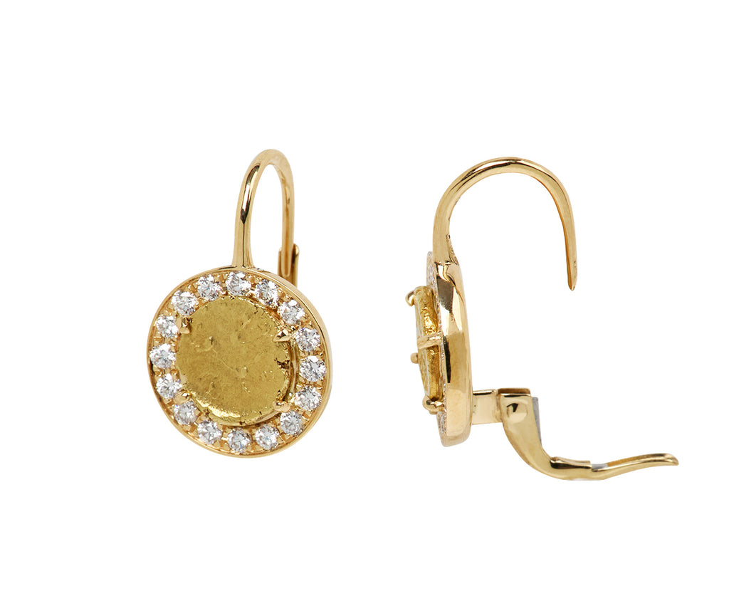 Diamond Edition No4 In the Money Fanam Earrings