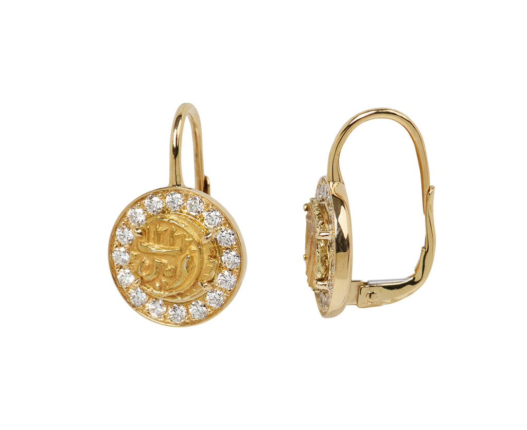 Diamond Edition No1 In the Money Fanam Earrings