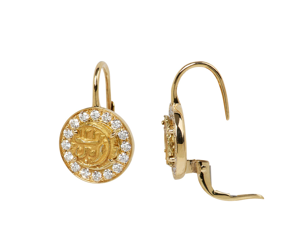 Diamond Edition No1 In the Money Fanam Earrings