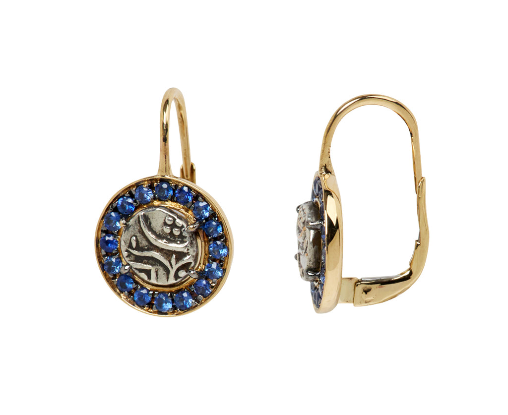 Fanam Blue Sapphire In the Money Earrings