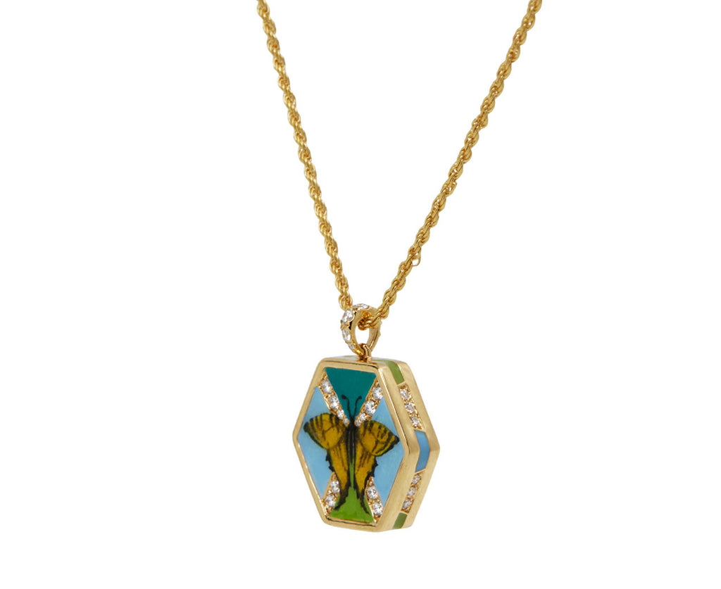 Change Your Stripes Butterfly Necklace