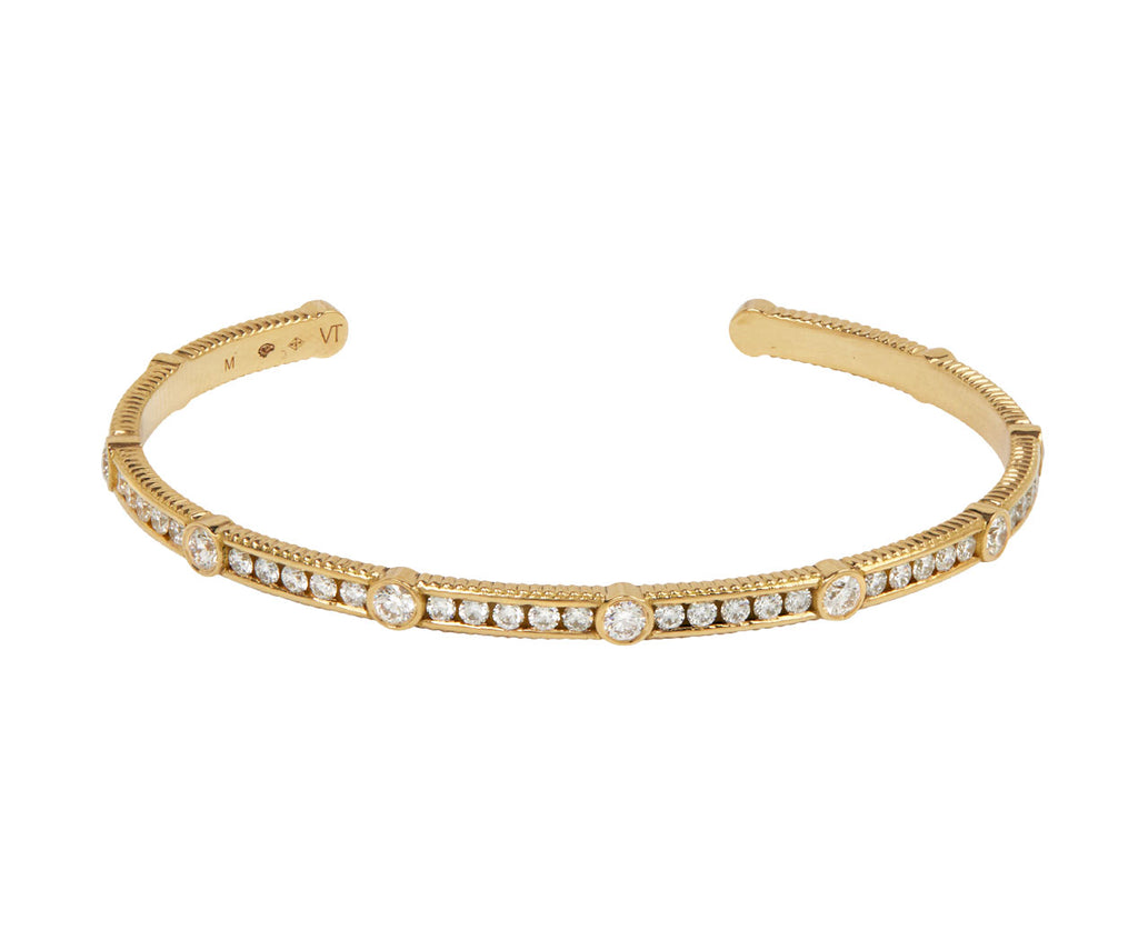 Diamond Rayon Cuff Bracelet