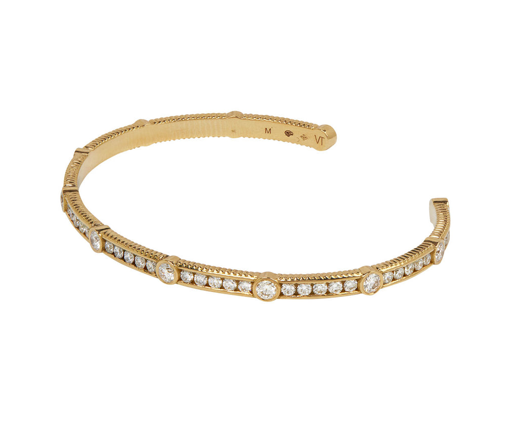 Diamond Rayon Cuff Bracelet
