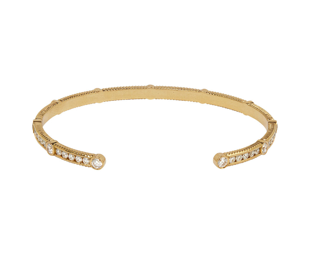 Diamond Rayon Cuff Bracelet