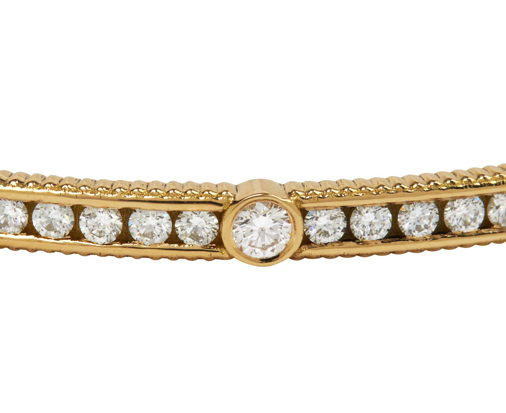 Diamond Rayon Cuff Bracelet