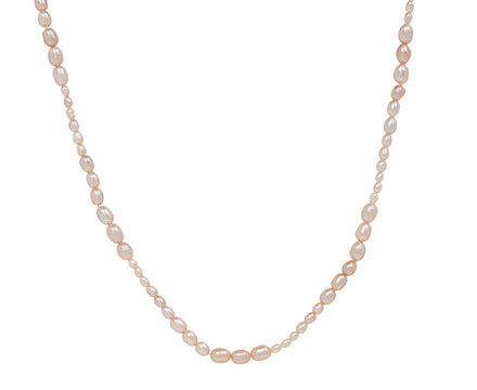 White/Space Pink Pearl Dario Necklace