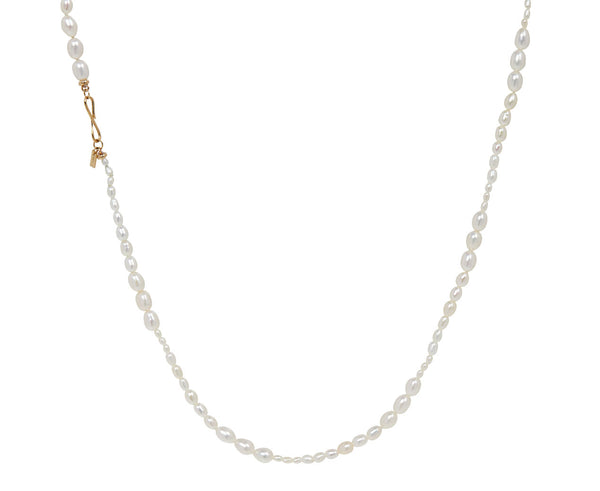 White Space White Pearl Dario Opera Necklace
