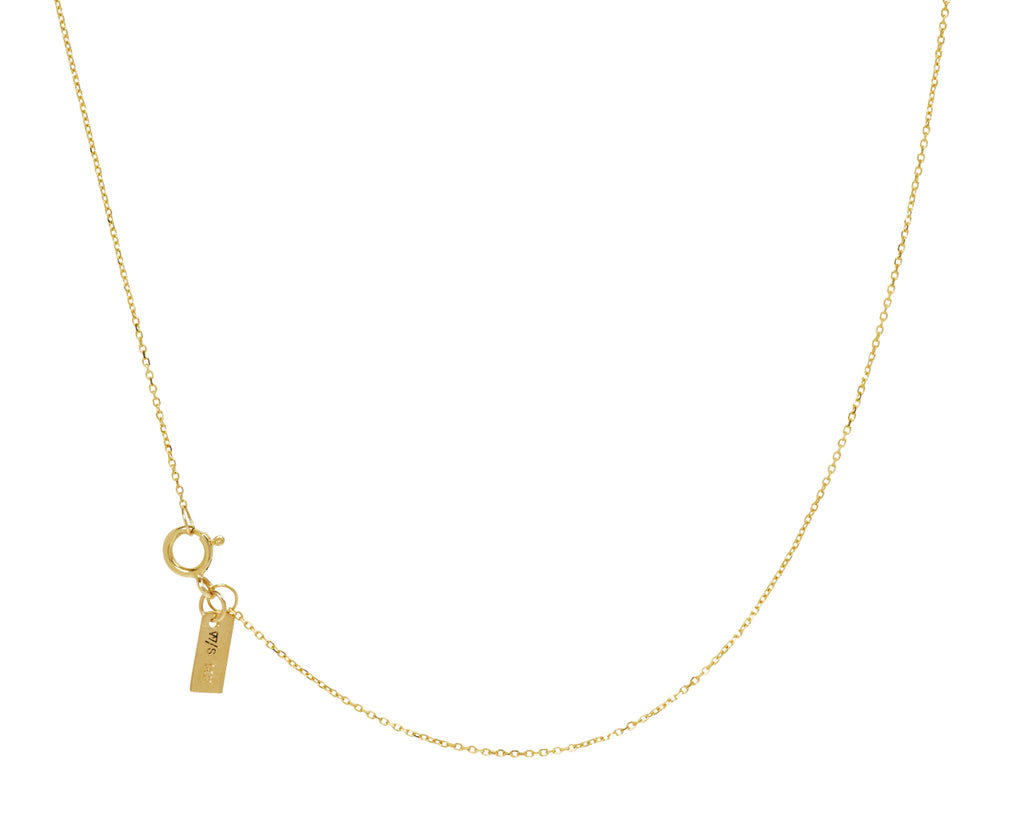 White/Space Petite Lunette Pearl Pendant Necklace - Closure