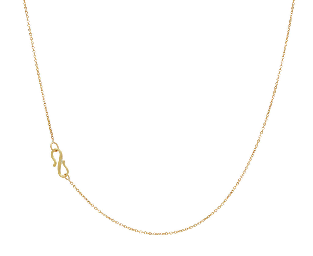 Pink Sapphire Lotus Pendant Necklace