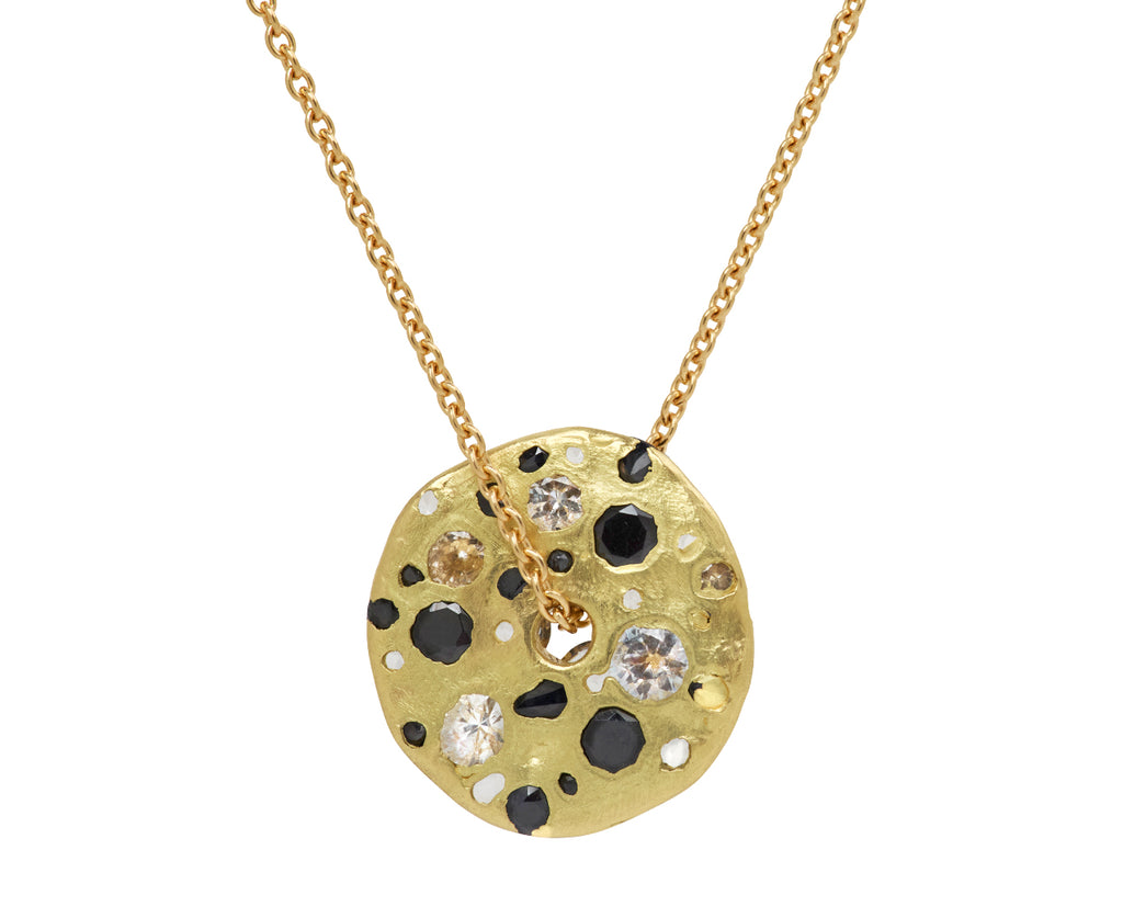 Black & White Celeste Spinner Necklace