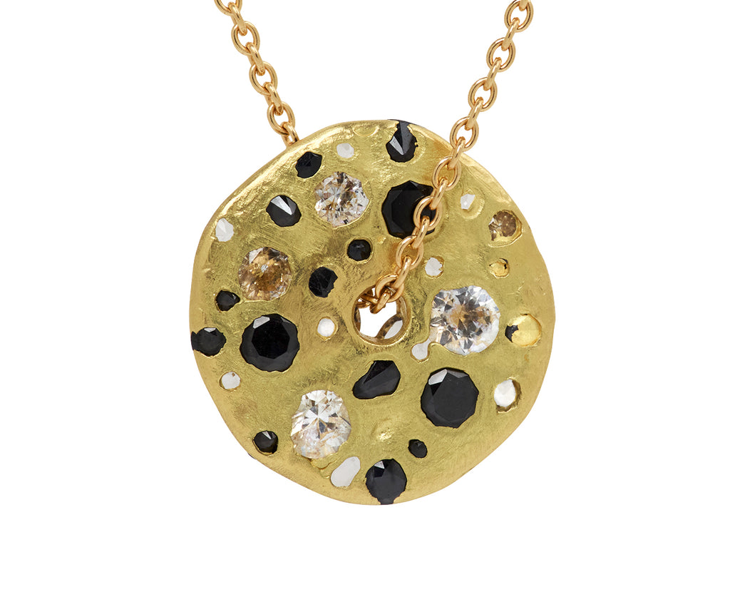 Black & White Celeste Spinner Necklace