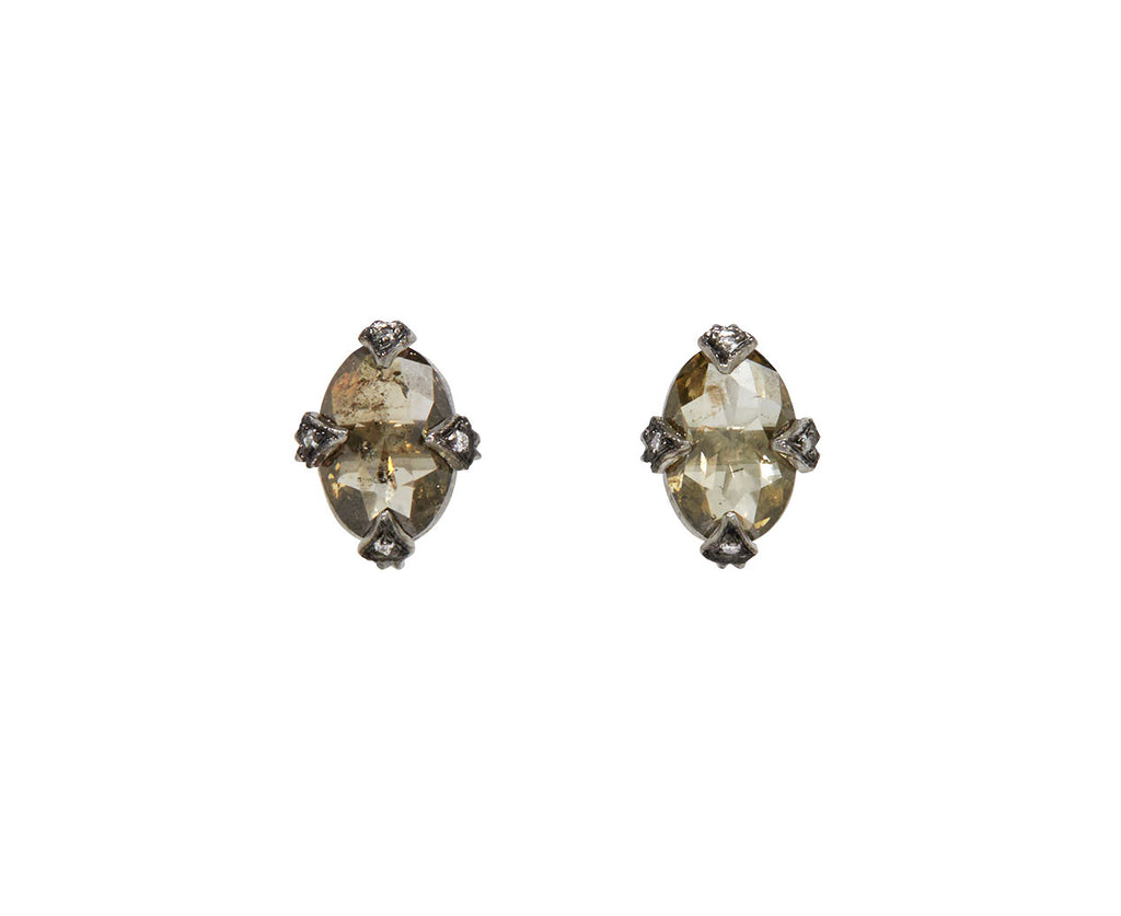 Antique Prong Rustic Diamond Stud Earrings - TWISTonline