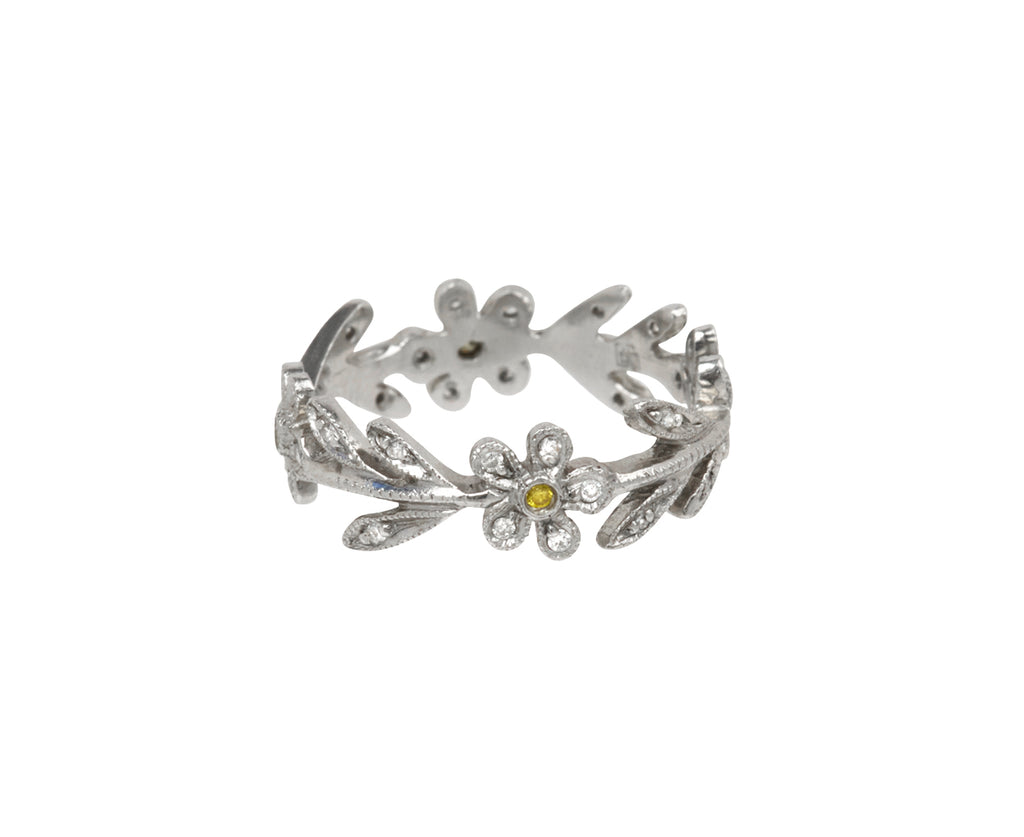Diamond Flower Vine Ring