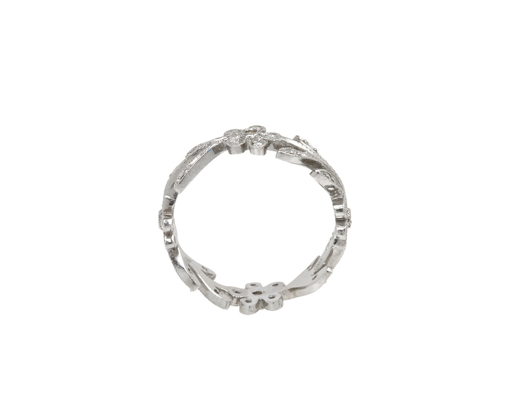 Diamond Flower Vine Ring