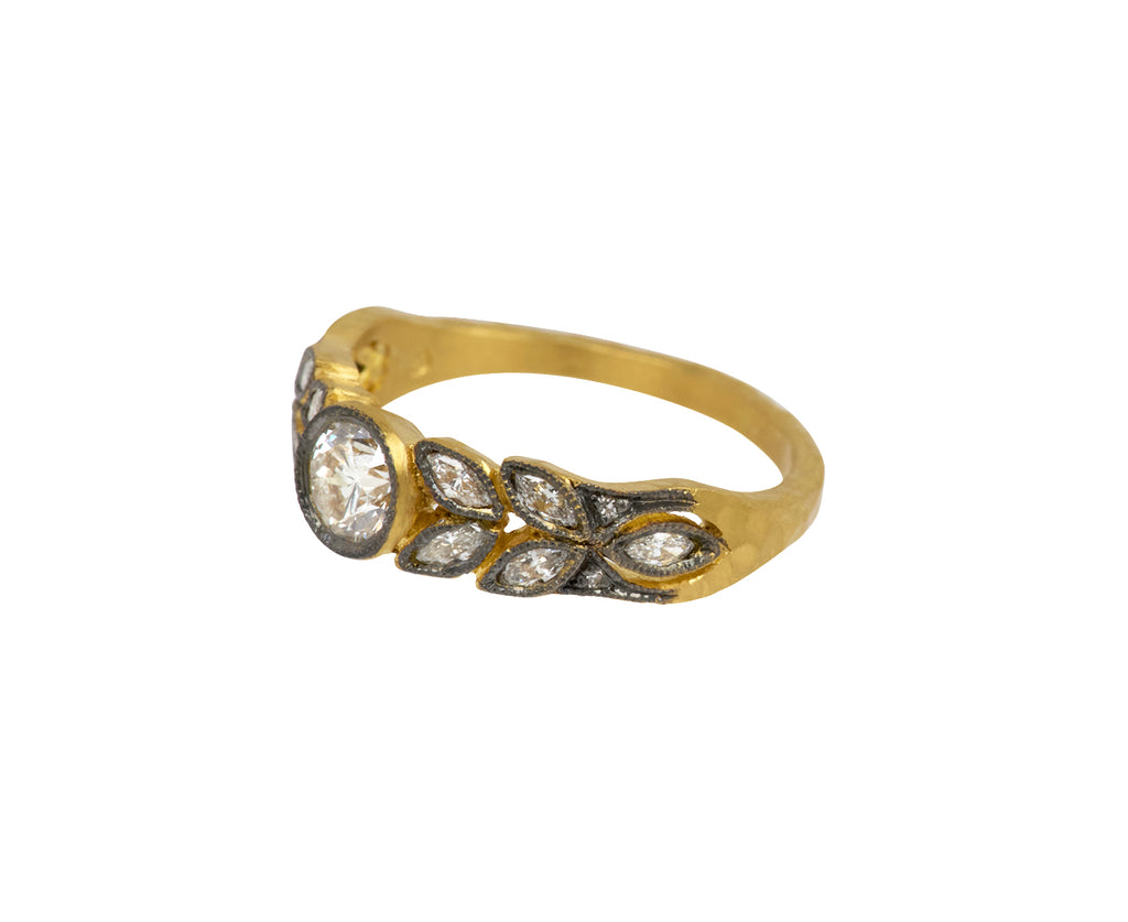 Diamond Small Garland Ring