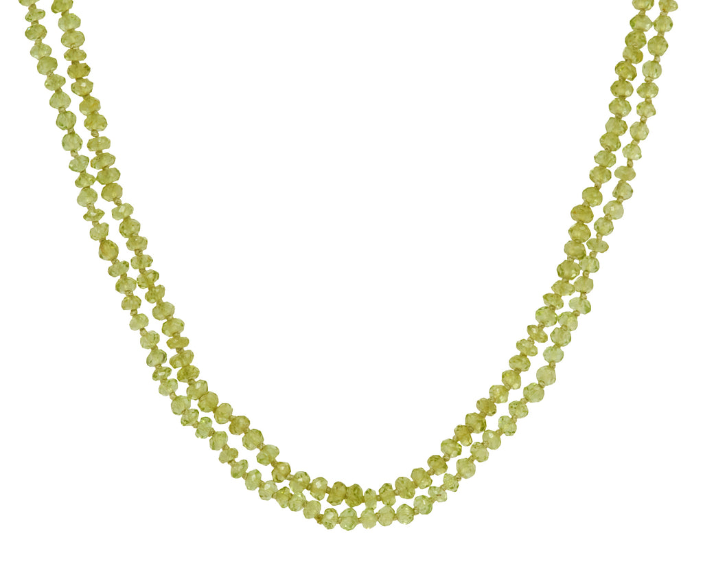 Long Peridot Beaded Necklace - TWISTonline