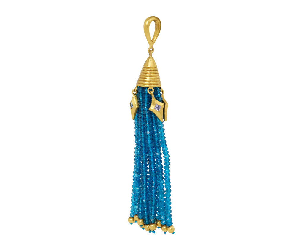 Apatite Tassel Charm Pendant ONLY