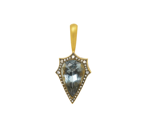 Cathy Waterman Blue Tourmaline Mermaid Charm Pendant ONLY