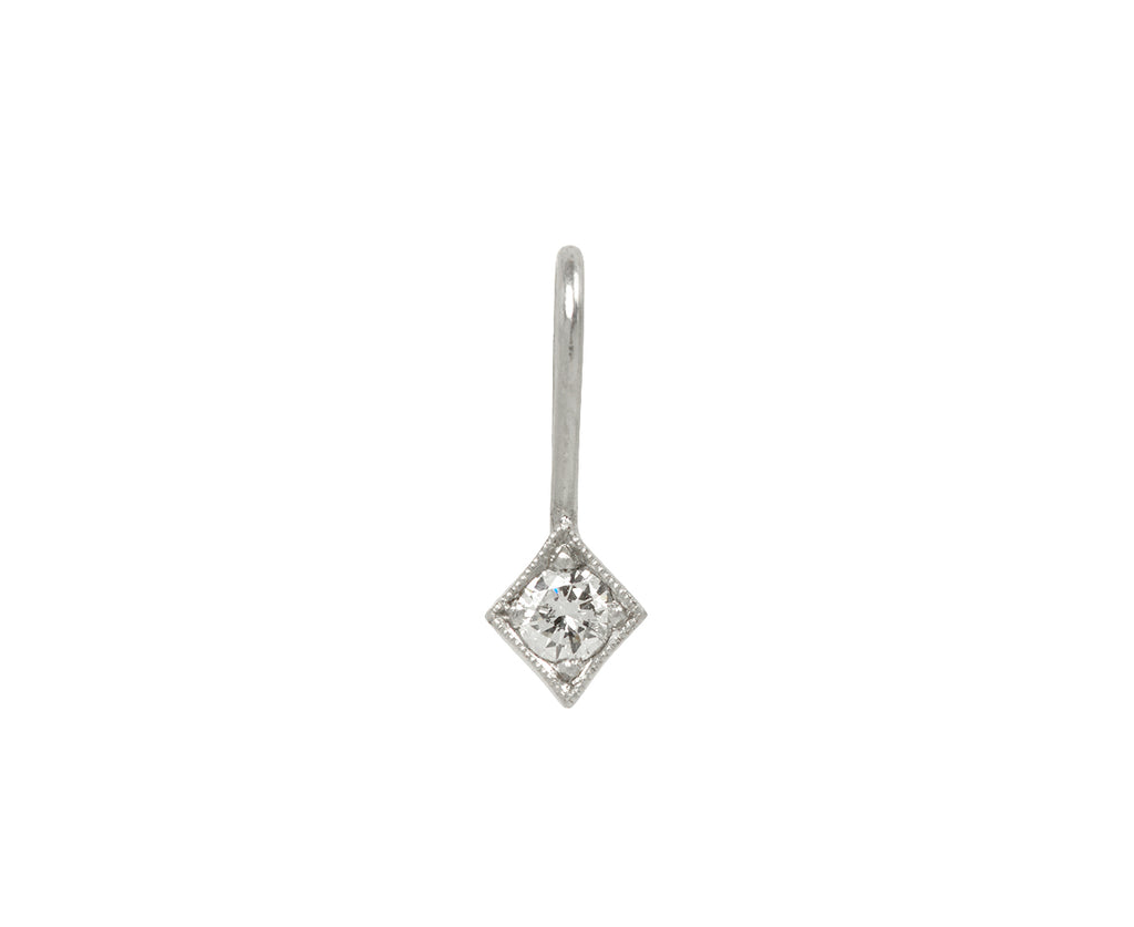 Cathy Waterman Platinum Diamond Charm Pendant ONLY