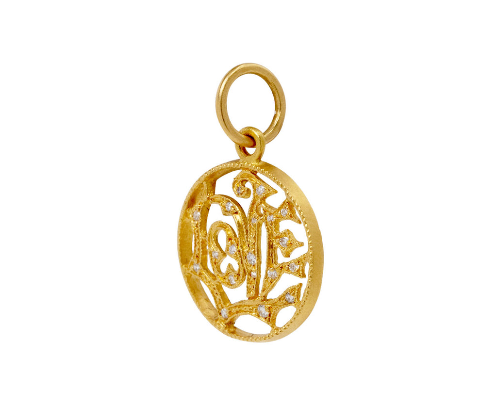 Gold and Diamond Baby Love Charm ONLY