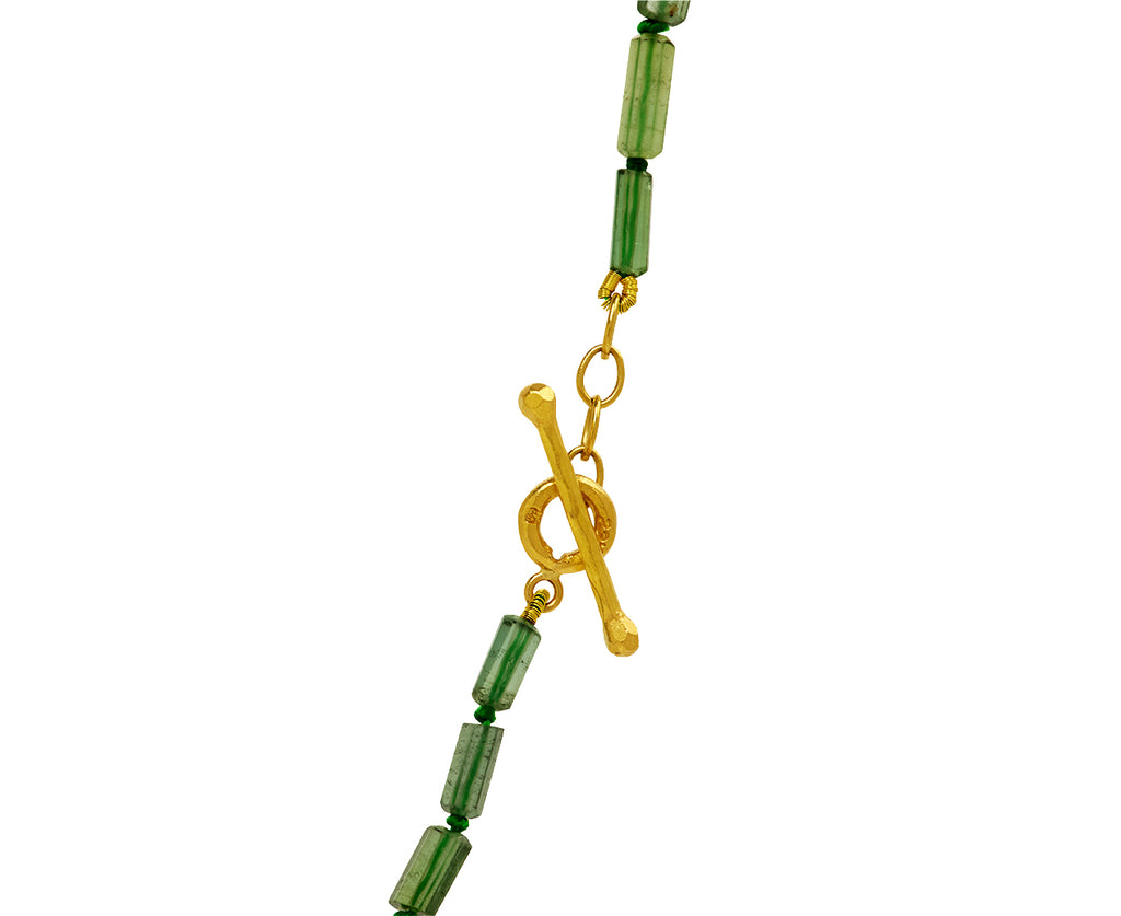 Green Tourmaline Beaded Necklace