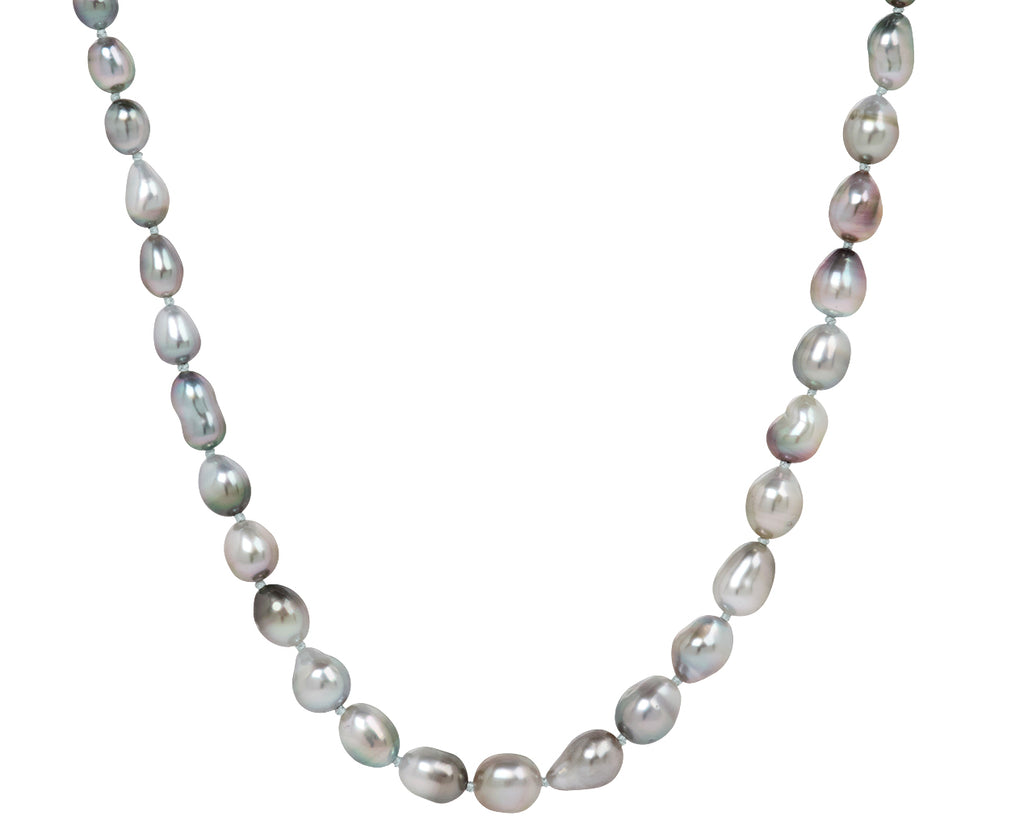 Gray Keshi Pearl Necklace
