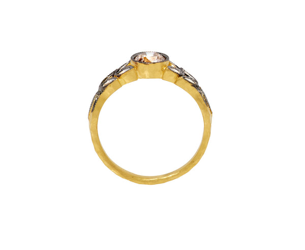 Heart & Cupid Ring in 18K Gold | Catbird
