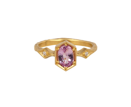 Cathy Waterman Pink Sapphire Shield Ring