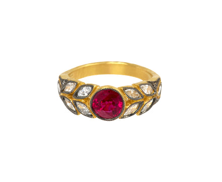 Ruby Garland Ring