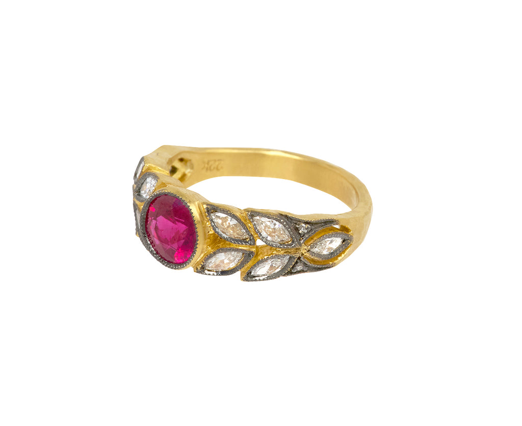 Ruby Garland Ring