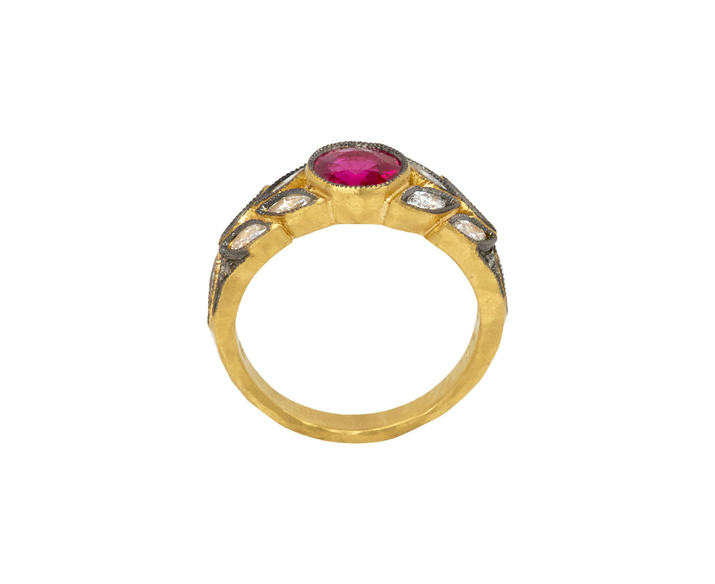 Ruby Garland Ring