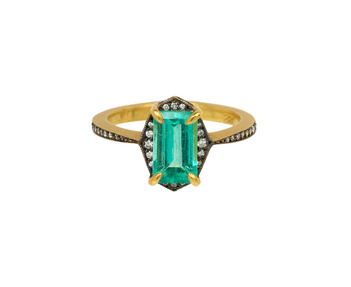 Ethiopian Emerald Aphrodite Ring