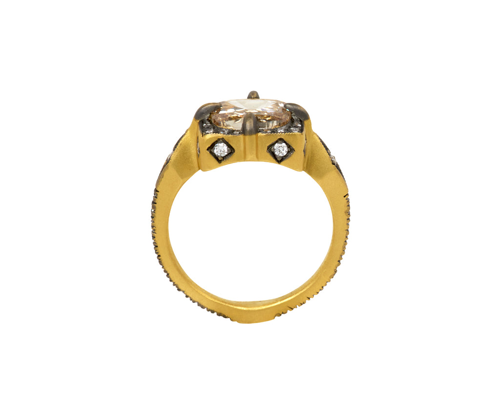 Light Brown Diamond Venus Ring