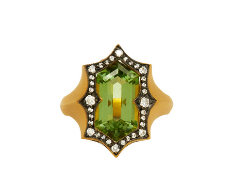 Mint Green Tourmaline Mermaid Ring - TWISTonline