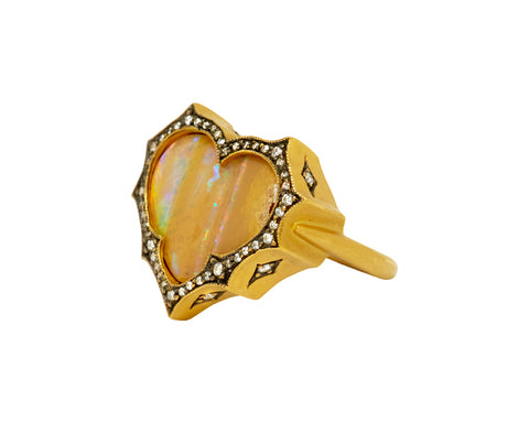 Mirage Opal Heart Ring - TWISTonline