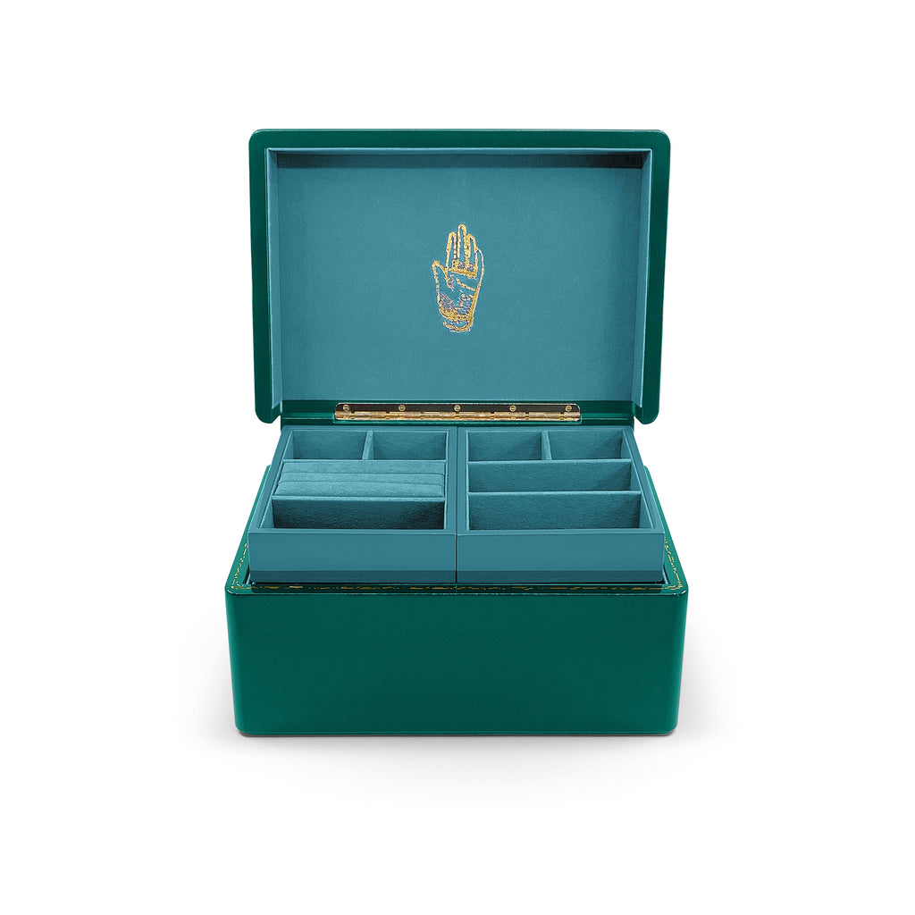 Malachite Trunk Jewelry Box