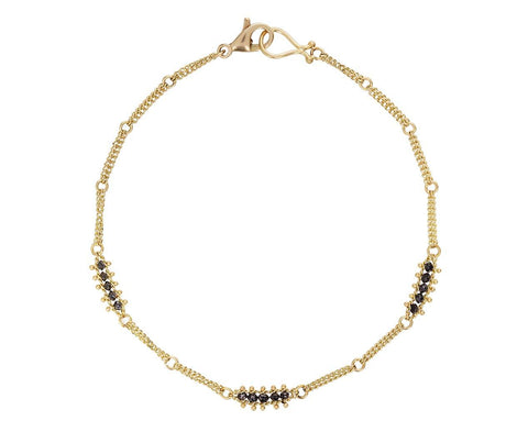 Black Diamond Textile Tri-Station Bracelet - TWISTonline