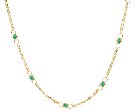 Emerald Whisper Chain Necklace - TWISTonline
