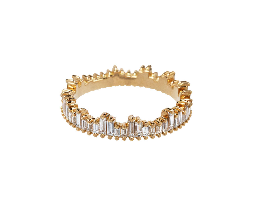 Artëmer Baguette Diamond Cityscape Band Side