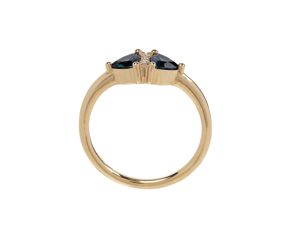 Artëmer Vintage Blue Sapphire Solitaire Top