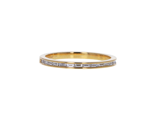 Baguette Diamond Half Eternity Band