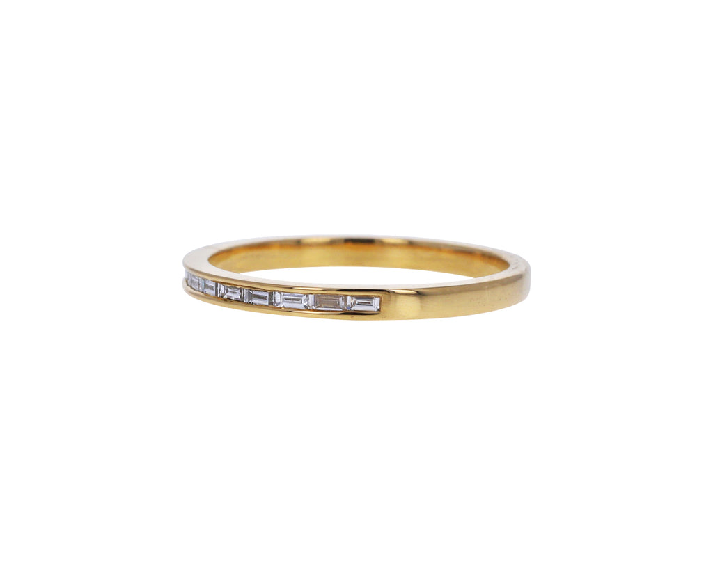 Baguette Diamond Half Eternity Band
