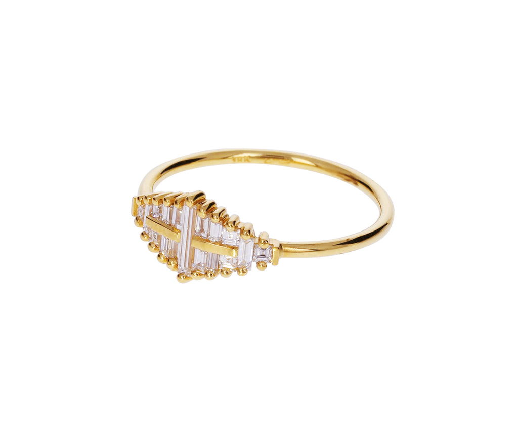Needle Diamond Cluster Ring - TWISTonline