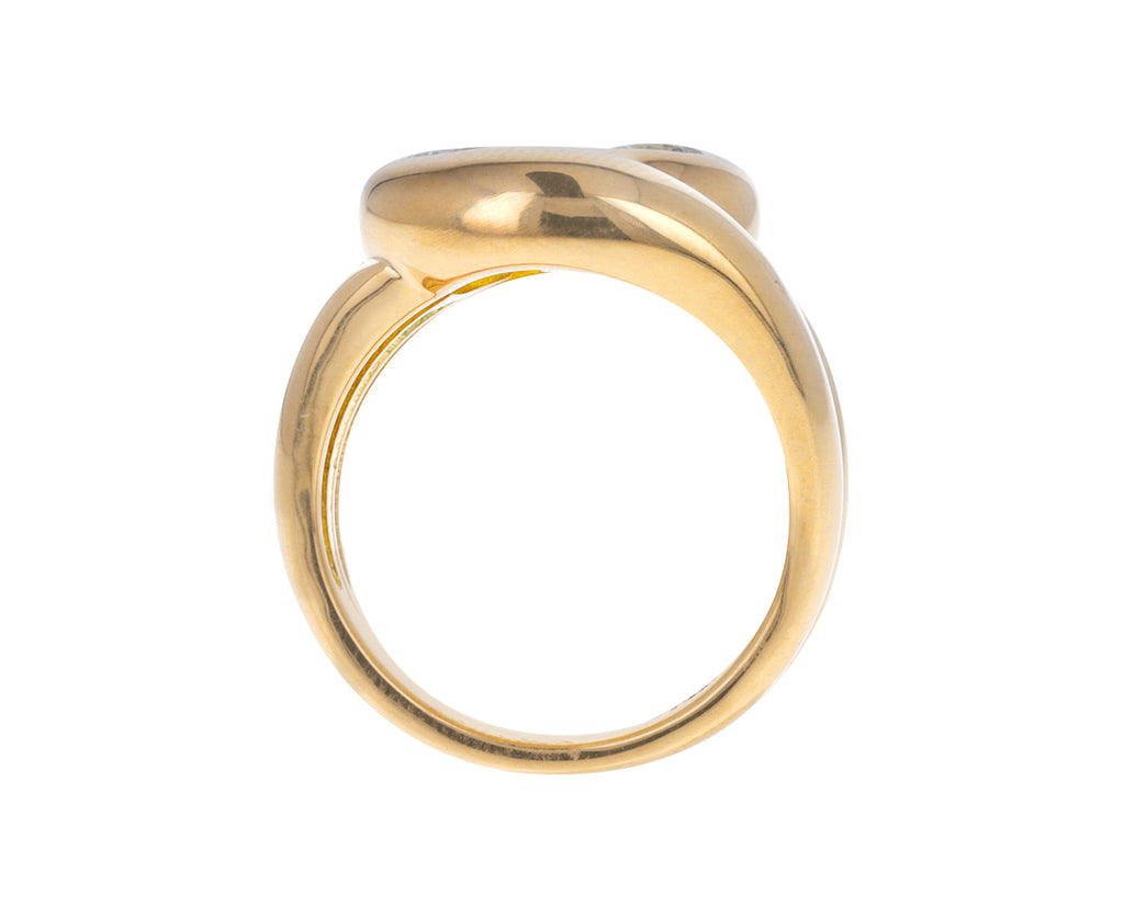 Diamond Gem Knot Ring