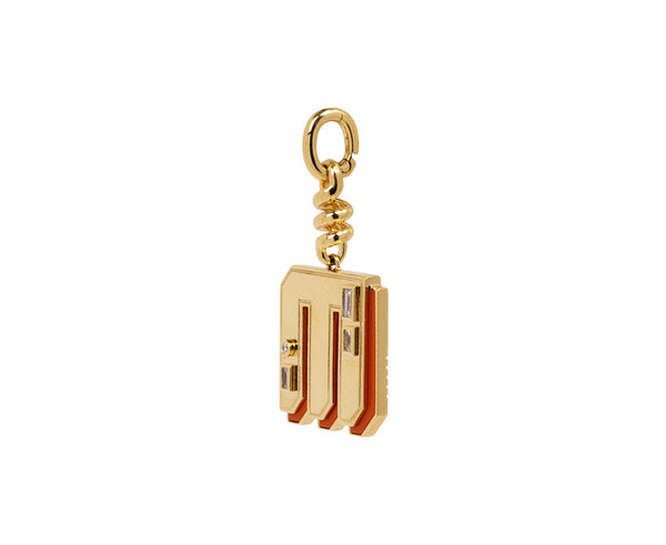 Jane Marie Gold Initial Keychain (More Colors) O/S / M