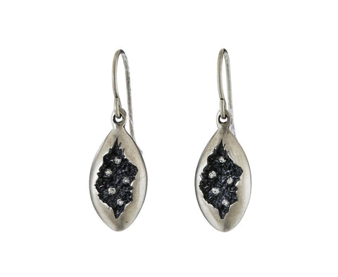 Oval Crater Diamond Earrings - TWISTonline