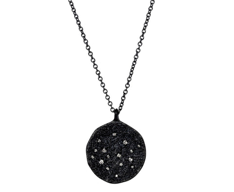 Branch Jewelry Large Lava Diamond Scatter Pendant Necklace