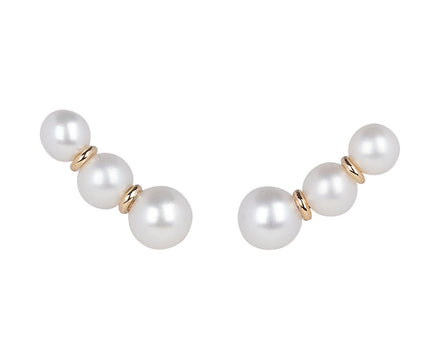 Trois Pearl Earrings