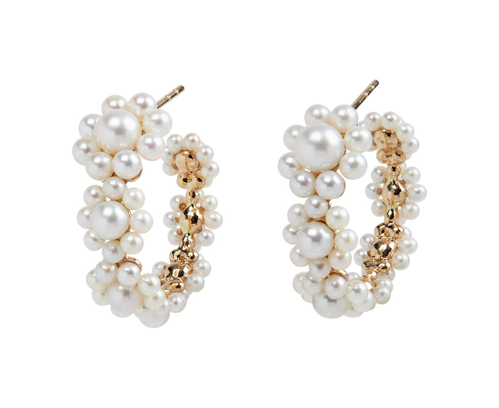 Sophie Bille Brahe Jardin Boucle Hoop Earrings