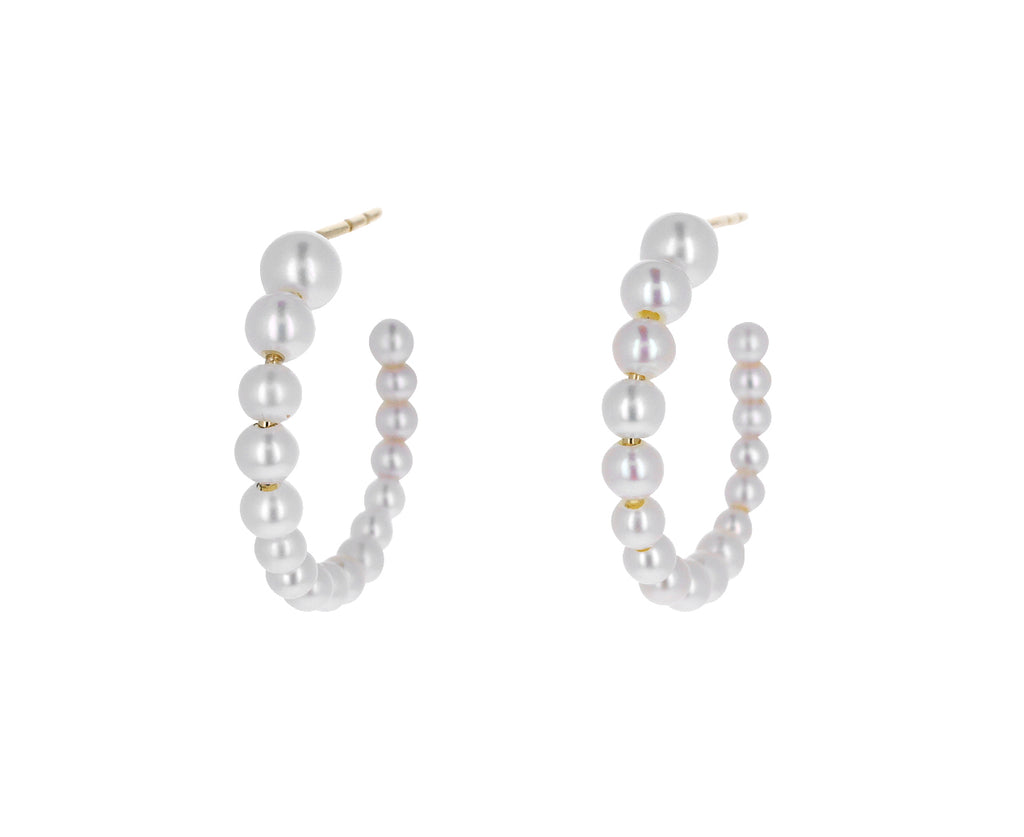 Boucle Marco Pearl Hoop Earrings - TWISTonline